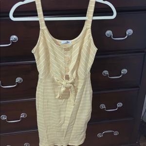 Light orange/yellow mini summer dress